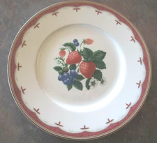 MIKASA ULTIMA +, BERRY DELIGHT Salad Plate(s), Super Strong Fine China, Numerous