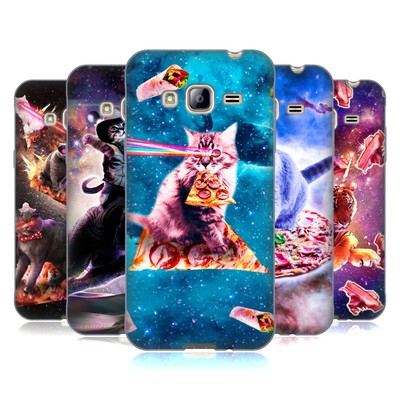 OFFICIAL RANDOM GALAXY SPACE CAT SOFT GEL CASE FOR SAMSUNG PHONES 3