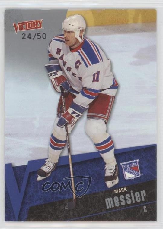 2003-04 Upper Deck Victory Silver 24/50 Mark Messier #125 HOF 0x1
