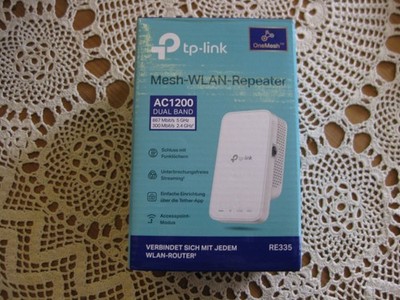 TP-LINK RE335 AC1200 Mesh WLAN Repeater - Weiß
