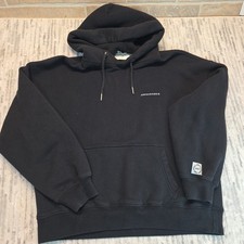 Abercrombie Fitch Oversized Soft A F Women's Hoodie Black Sweater Sz XS