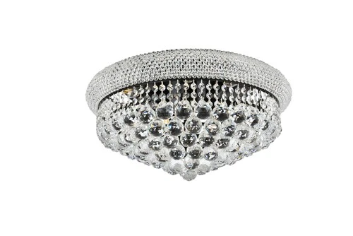 Elegant Lighting V1800F20/RC Primo 10 Light 20"W Flush Mount - Gold - Picture 3 of 8