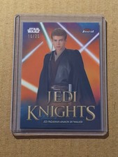 ANAKIN SKYWALKER 2025 TOPPS STAR WARS FINEST JEDI KNIGHTS ORANGE /25
