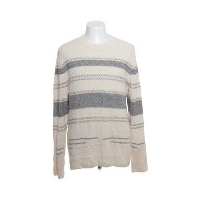 Zara, Strickpullover, Größe: XL, Beige/Grau, Baumwolle/Polyamid/Polyester #FoV