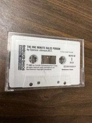 One Minute Salesman Cassette Vintage 1988 Used