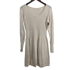 Prana Zora Sweater Dress Oatmeal Heather Size Medium 