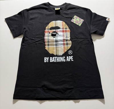 BAPE By A Bathing Ape T-Shirt Size XL Black Brand New With Bag Fast Shipping