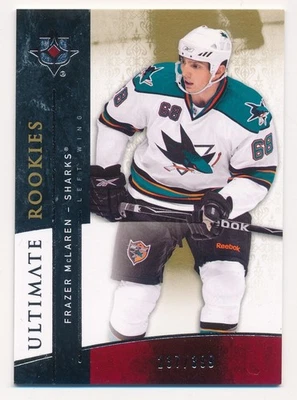 Frazer McLaren 2009-10 UD Ultimate Collection ROOKIE RC /399 #165 - Sharks - Bild 1 von 2