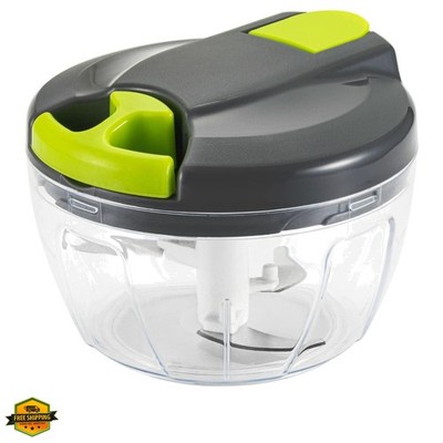 Multi-Function Manual Food Chopper & Processors with Handle and Cover,Vegetab...