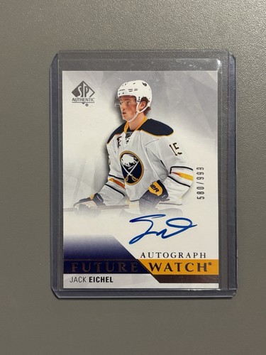 2015-16 SP Authentic Jack Eichel 580/999 Future Watch Auto Rookie