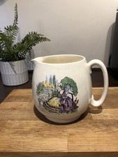 Vintage Beswick Large Jug Pitcher Vase Art Deco Crinoline Lady 265-1A