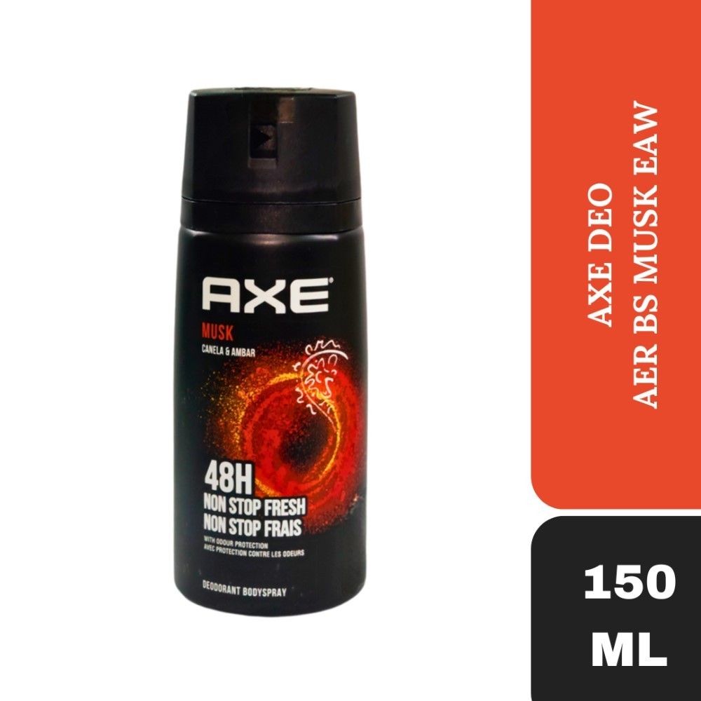AXE Musk 48-Hour Fresh Deodorant Body Spray Fragrance for Men - 150ml - 3 Pack