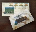 Australia - 1989 - Australian Sheep- FDC and Stamp Pack of 4 MNH Stamps