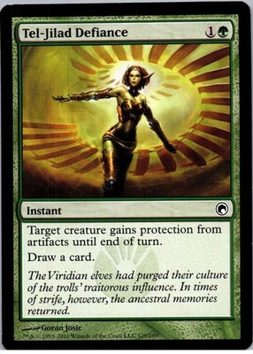 Tel-Jilad Defiance - C - Scars of Mirrodin - 129 - LP - Normal