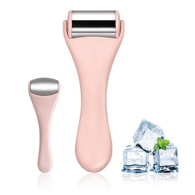 Ice Roller for Face & Eye, Facial and Eye Massager Roller, Pink 