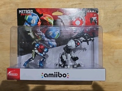 Nintendo amiibo Metroid Dread - Samus and E.M.M.I. Figures (2 Pack Set)! New!