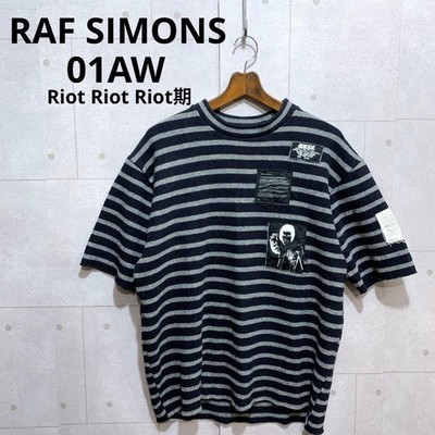 Raf Simons Raf Simons 01Aw Patchwork Short Sleeve Designer Luxury Limited Editio