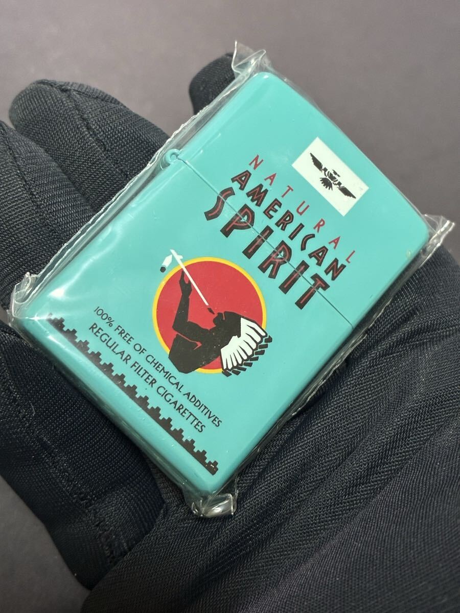 Zippo American Spirit Turquoise Limited Edition 2004 Natural Used