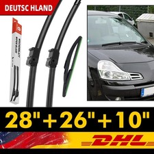 SCHEIBENWISCHER SET VORNE + HINTEN Für RENAULT MODUS / GRAND MODUS (F/JP0) NEU