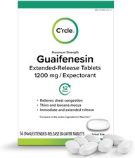 Guaifenesin Expectorant Mucus Relief 1200 Mg Maximum Strength, 56 Tablets - Guai
