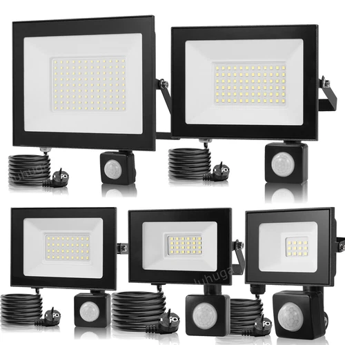 LED Fluter Stecker Außen Strahler Arbeitsleuchte Baustrahler Scheinwerfer Garten - Bild 140 von 251