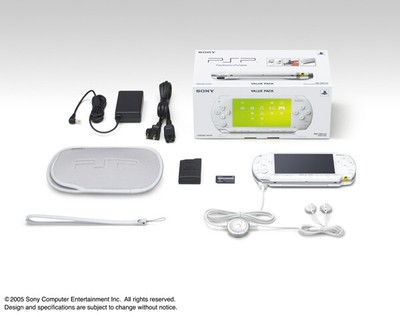 Sony Playstation Portable Value Pack Ceramic White Psp1000 Psp 1000kcw New Dhl Ebay