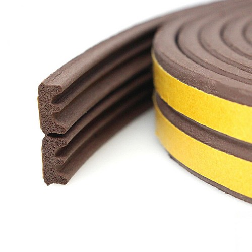 EPDM Weatherbar Soundproof Draft Self Adhesive Rubber Door Window Seal Strip - Picture 9 of 10