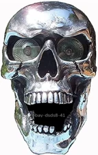 8" Skull Headlight The Real Headlight Universal Handmade LED Skull Lamp