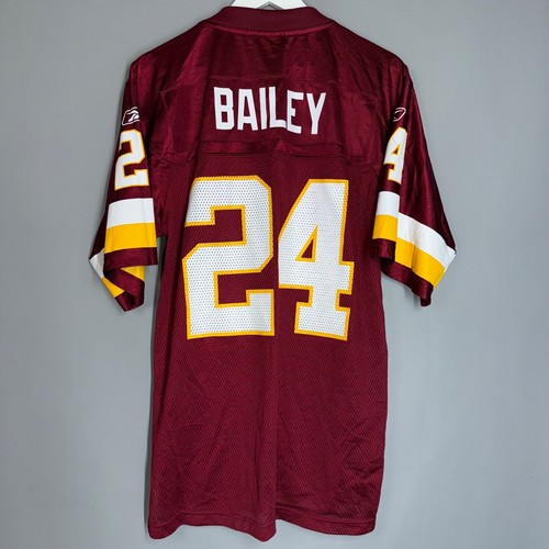 WASHINGTON REDSKINS AMERICAN FOOTBALL SHIRT JERSEY REEBOK SIZE S #24 BAILEY - Picture 6 of 7