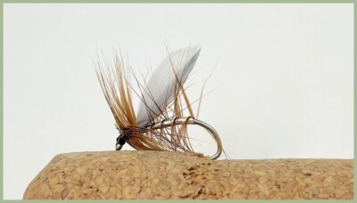 Mosche Trota Secca Sedge, Confezione Da 24 Alci, Cervi, Marroni - Foto 7