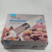 Proctor Silex Super Shooter Plus Cordless Cookie Press Food Decorator 