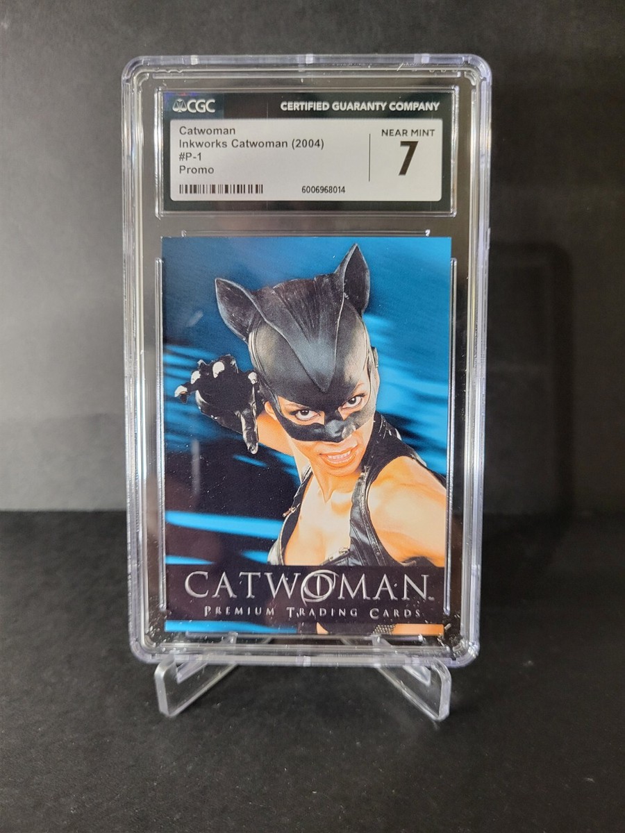 2004 Inkworks Catwoman Movie Promo Card #P-1 DC Halle Berry CGC 7