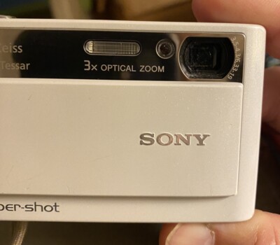 Sony Cyber-shot DSC-T20 8.1MP Retro Digital Camera - White - | eBay
