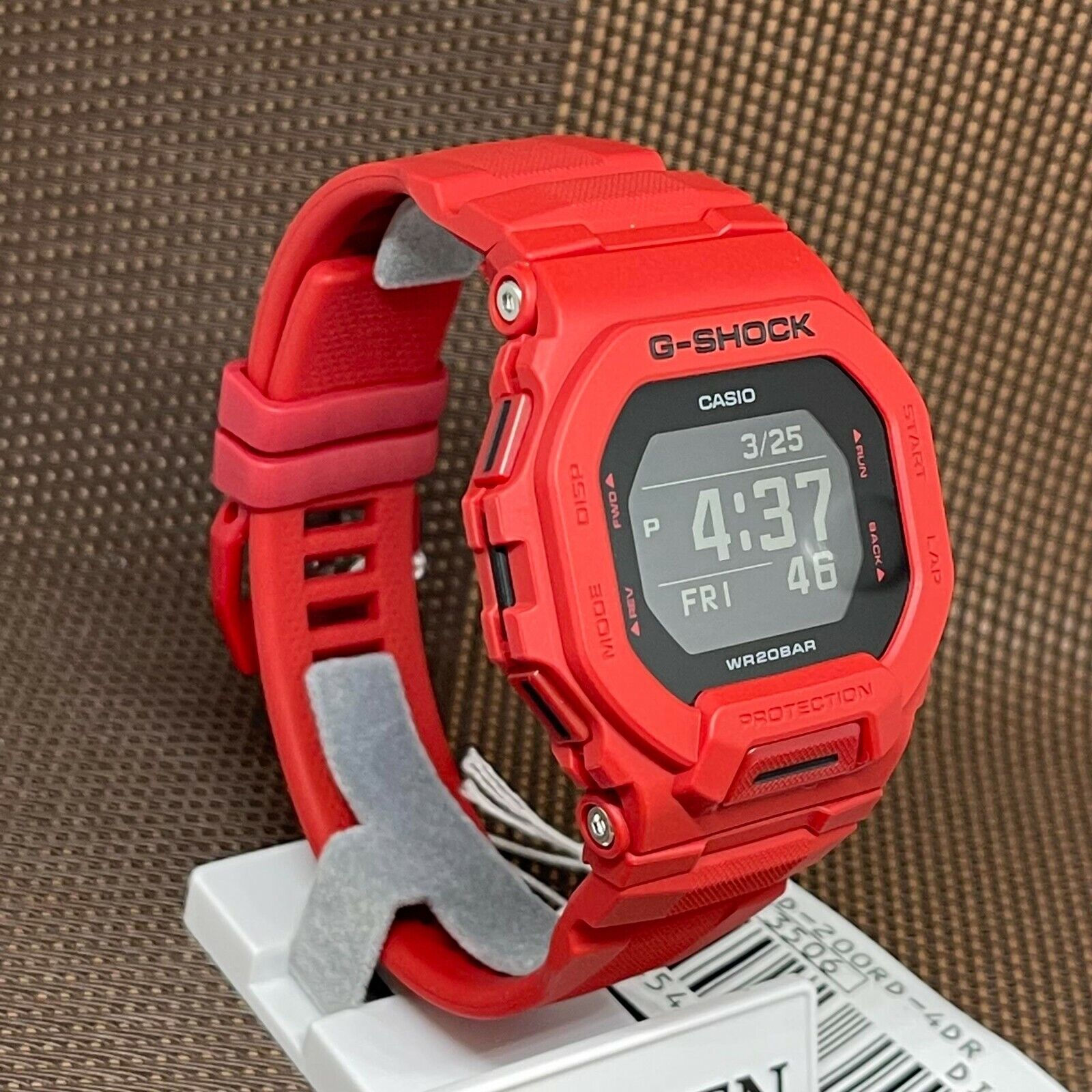 Casio G-Shock GBD-200RD-4D G-SQUAD Sporty Vibrant Red Mobile Link Training  Watch