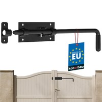 Bolzenriegel 420 Mm Torriegel Schlossriegel Riegel TüRriegel Verrieglung Schwarz