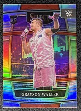 2022 Panini Select WWE Grayson Waller RC Rookie Concourse #78 Silver Prizm