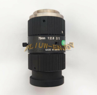 1PC Used Megapixel Fixed Focus Industrial Lens Computar M7528-MP 75mm 1：2.8