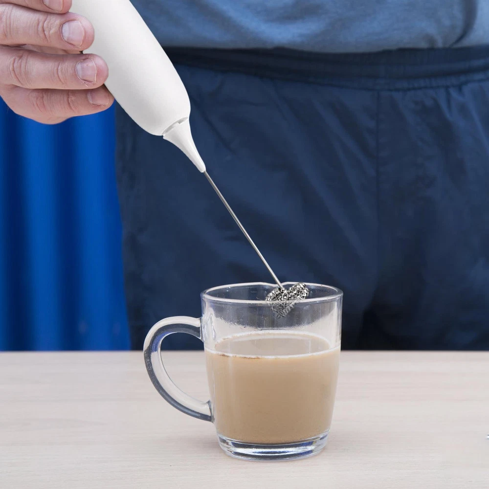 Milk Frother Electric Handheld Foam Maker Whisk Drink Mixer for Lattes Matcha