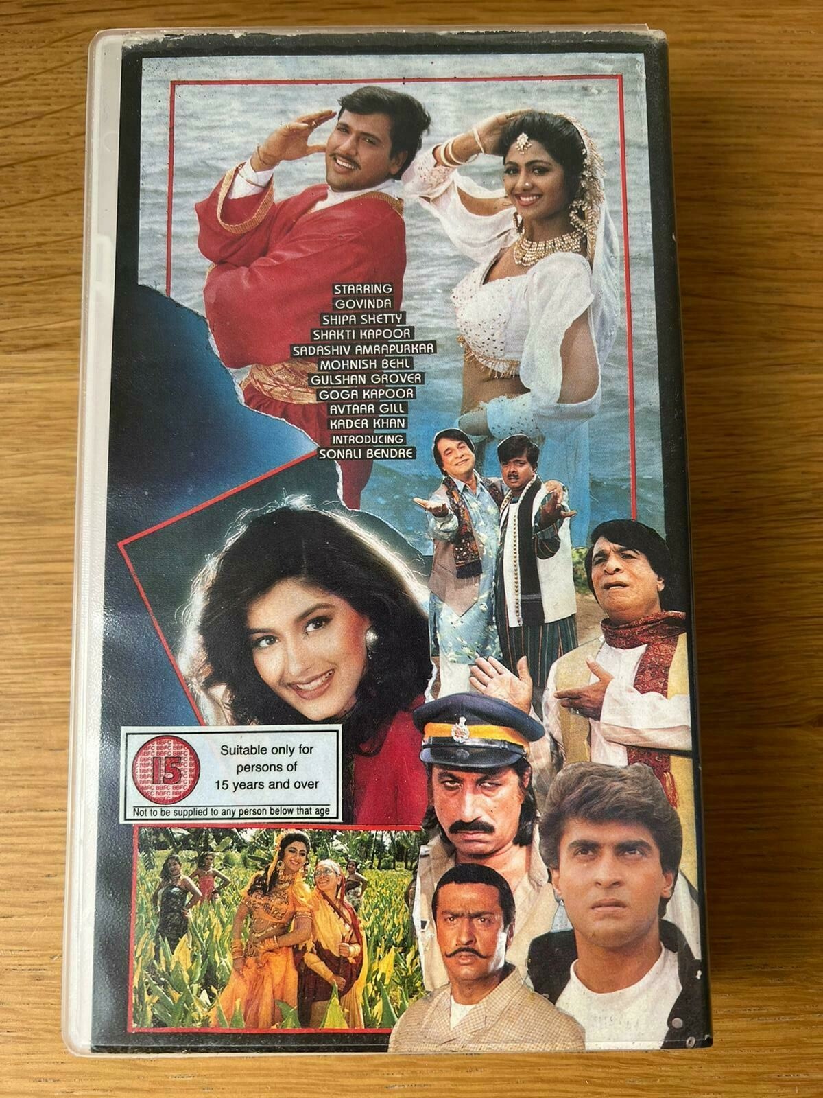 Aag 1994 VHS Cassette Indian Hindi Bollywood Grelly Italia