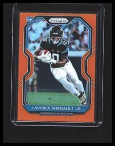 2020 Laviska Shenault Jr. Rookie Card - Panini Orange Prizm /249 #350 Jaguars