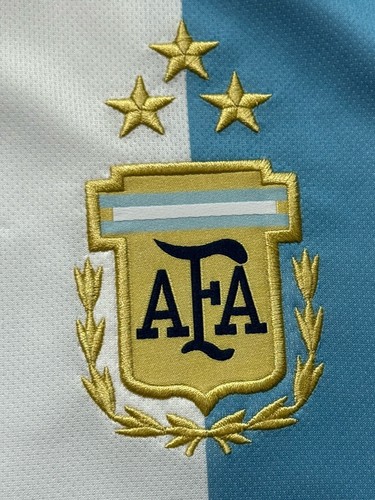 2022/23 Argentina Home Jersey #10 Messi Medium World Cup Champions 3 STAR kit - Picture 8 of 21