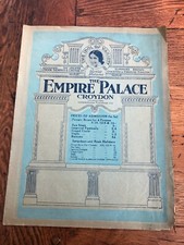 the empire palace croydon ! 1927 programme