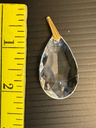 KRONLEUCHTER LAMPE KRISTALLE, 94 STÜCK, TEILS VERBUNDEN, TRÄNEN/RUND - Bild 6 von 9