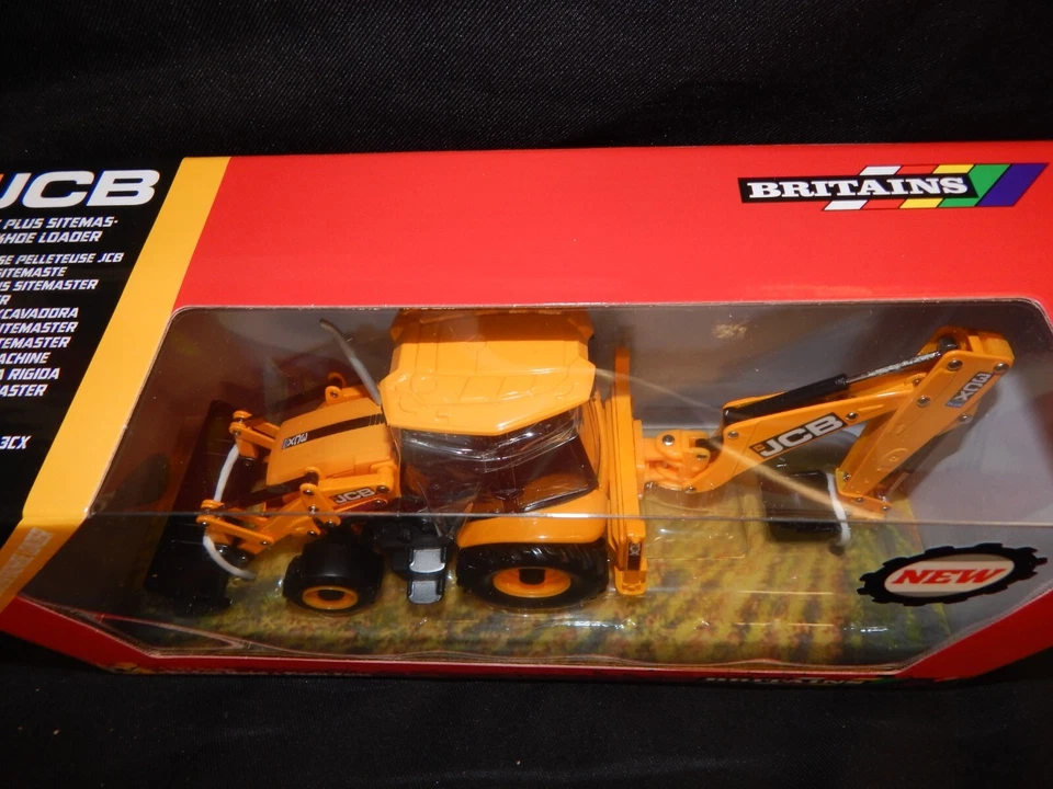 BRITAINS JCB 3CX SITEMASTER BACKHOE LOADER 43343 BNIB 1:32 - Image 3 of 4