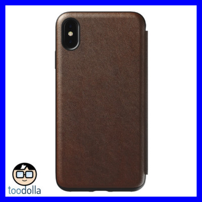 NOMAD Horween Genuine Leather Rugged Tri-Folio Wallet case