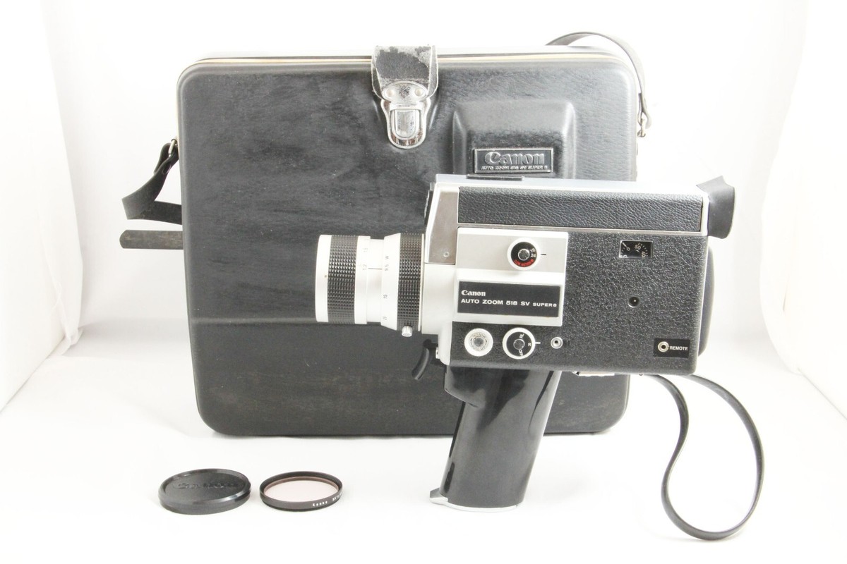 Canon Auto Zoom 518 SV Super8 8mm Film Movie Camera [Tested