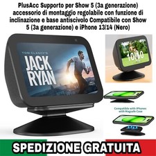 Supporto regolabile x Echo Show 5 (3a generazione) con funzione di inclinazione 