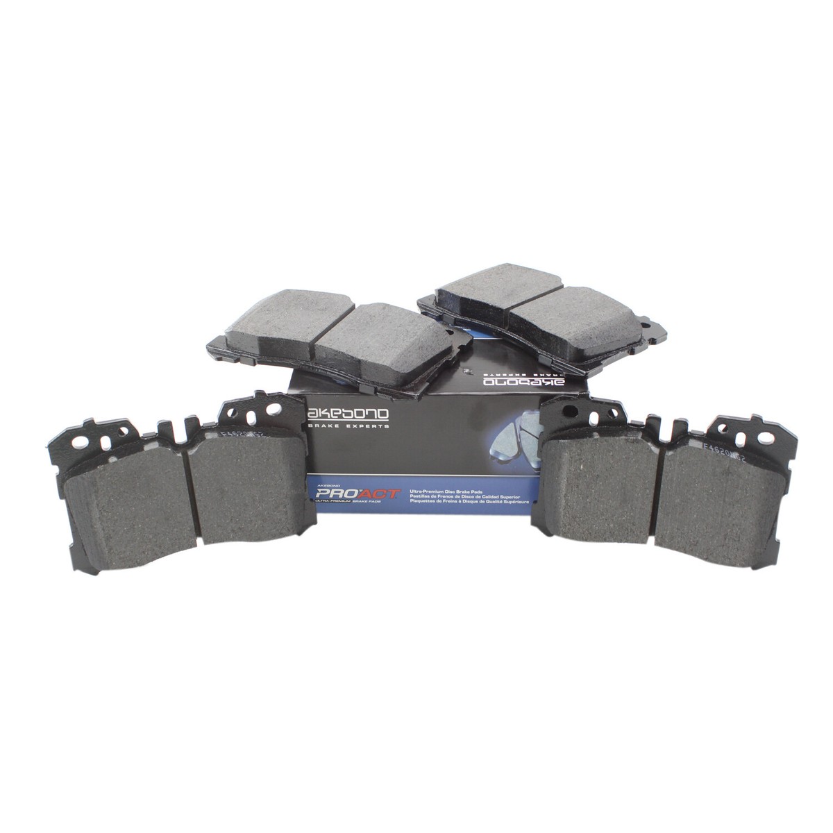 Akebono ProACT Front Ceramic Disc Brake Pad Set For Lexus LS460