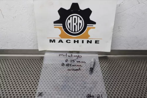 Mitutoyo 0-15mm 0.01mm Micrometer Head Used With Warranty See All Pictuers