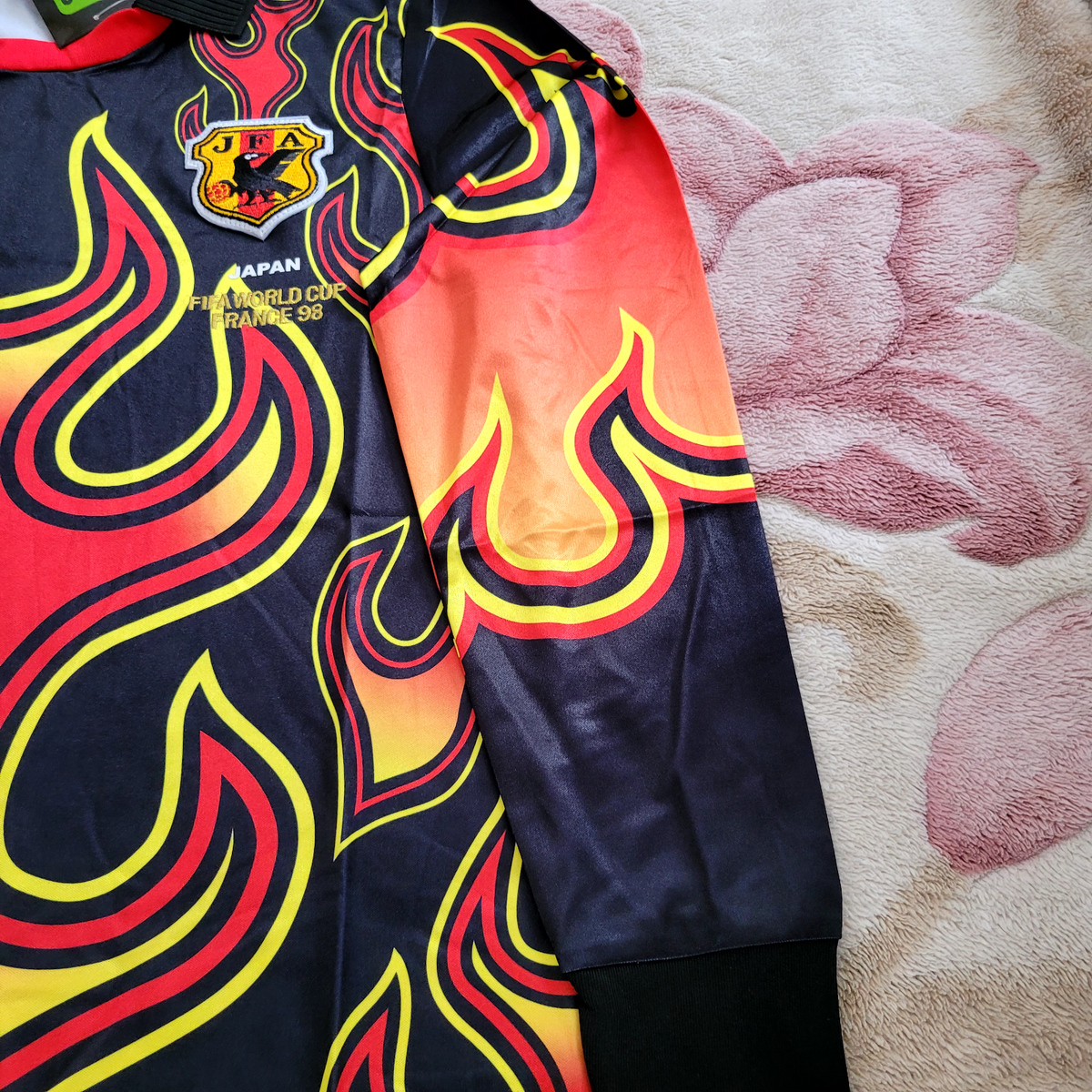 Japan Soccer Jersey Retro Fire Edition Long Sleeve S,M,L,XL,XXL | eBay